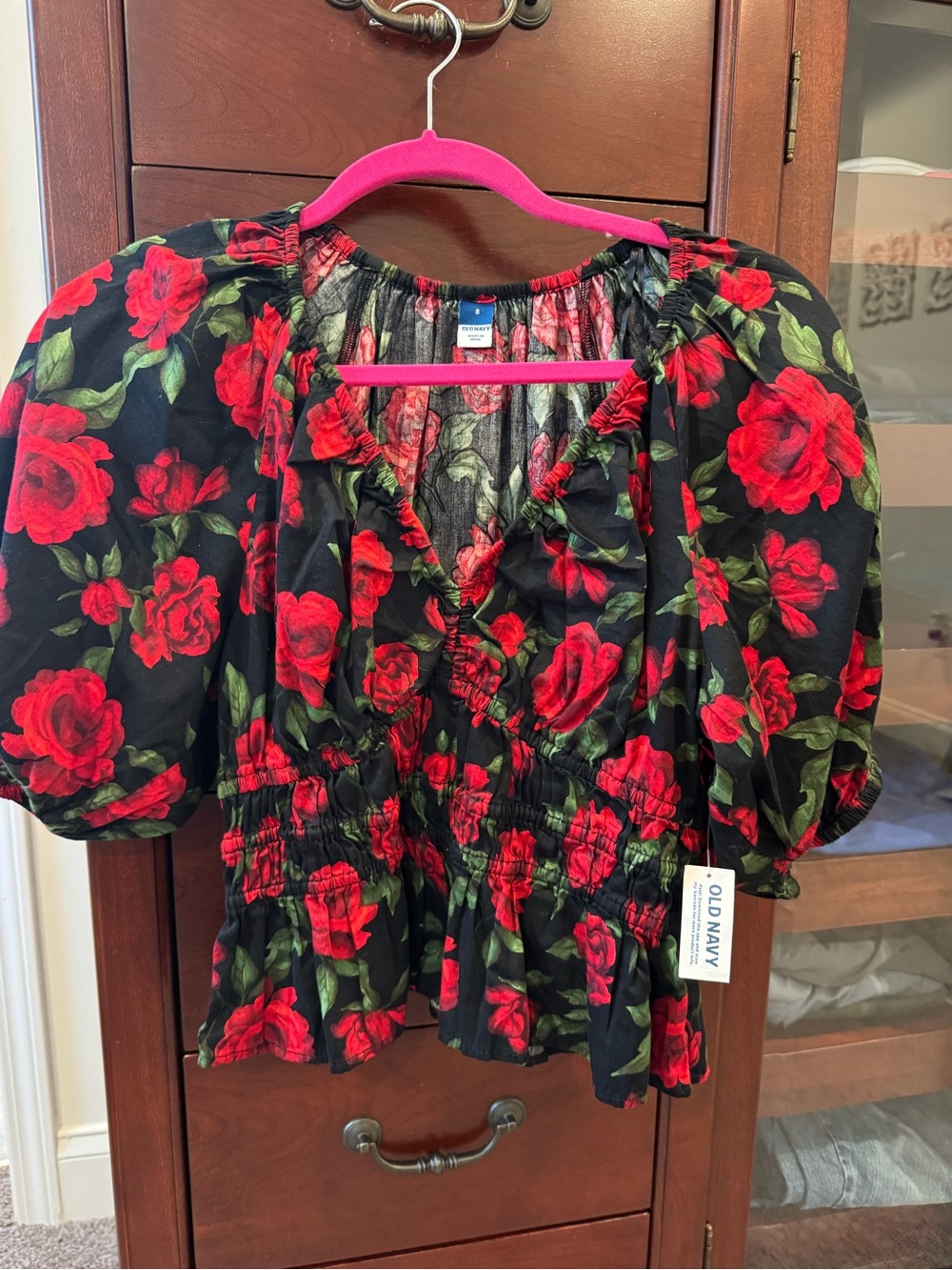 Old Navy Womens Floral Top
